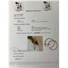 Image 5 : Natural Diamond Hoop Earrings 1.00 Carat with certificate value $2900.00