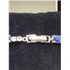 Image 3 : Natural Rare Kyanite Multi Stone 10.60 Carat Tennis Bracelet , 925 silver with certificate value $17