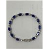 Image 4 : Natural Rare Kyanite Multi Stone 10.60 Carat Tennis Bracelet , 925 silver with certificate value $17
