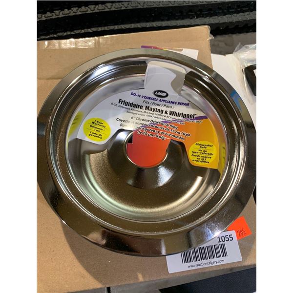 Case lot of replacement oven drip pans - lot of 6