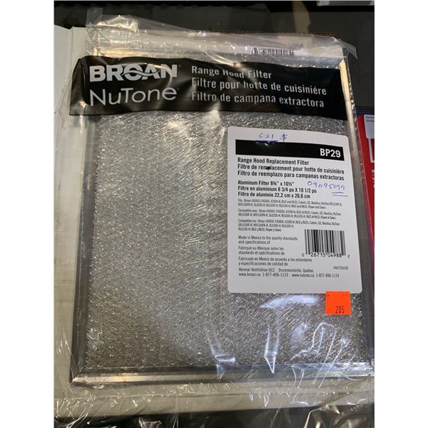 Broan NuTone Range Hood Filters csse lot of 6