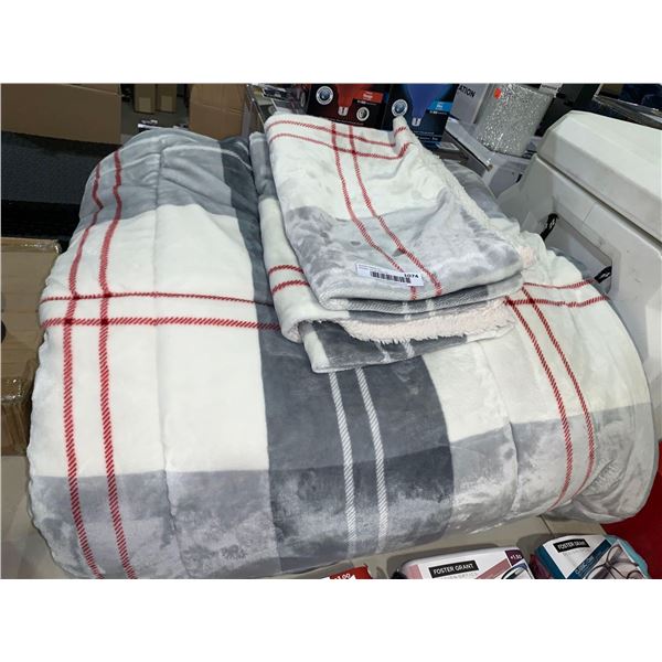 Queen Size Ultra Plush comforter and pillow case set