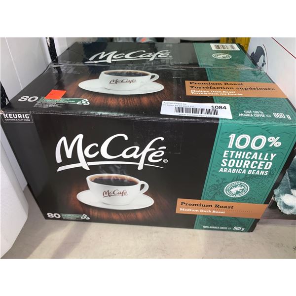 McCafe Keurig Pods Case lot of 80