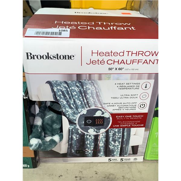Brookstone Heated Throw 50 x 60 inch