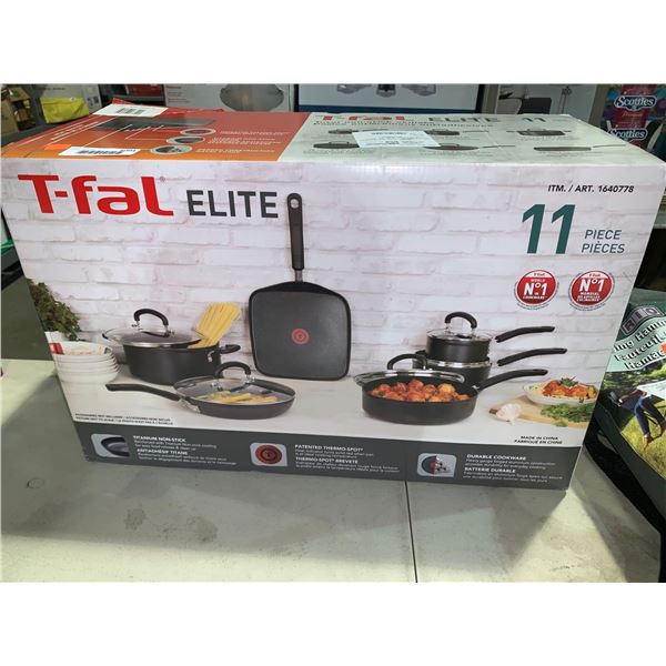 T-faL elite 11 Piece Non Stick Cookware Set