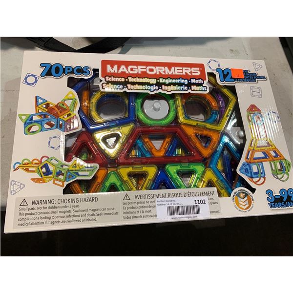 Magformers 70 pce Magnet Play Set