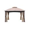 Image 1 : NEW Allen & Roth 10'x12' Gazebo with side panels and insect screen