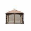 Image 5 : NEW Allen & Roth 10'x12' Gazebo with side panels and insect screen