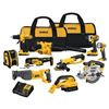 Image 1 : NEW Dewalt 10 Piece 20 V Lithium Cordless Tool Kit, includes all as shown, sealed new box