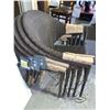 Image 3 : Style Selections NEW Patio Chairs Lot of 5, some weave unraveled as shown