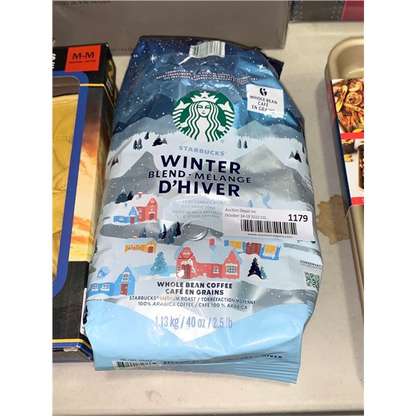 Starbucks Winter Blend Coffee beans 2.5Lbs
