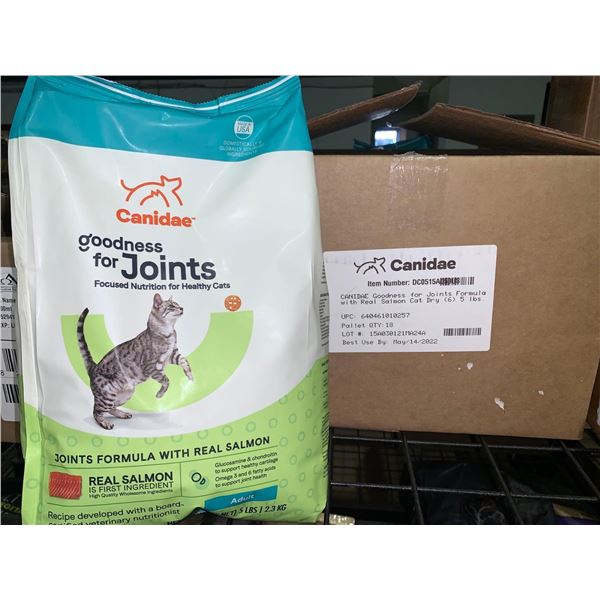 Canidae Real Salmon Cat Food Case lot of 6 x 5lbs