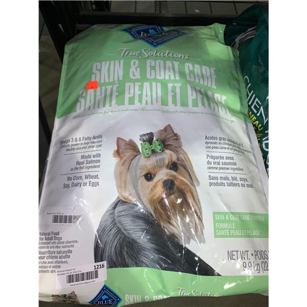 Blue Bison Skin & Coat Dog Food 22Lbs