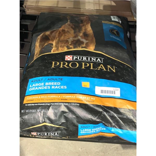 Purina Pro Plan large Breed - 18Lbs