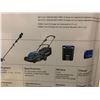 Image 2 : Kobalt 40V rear bag 16 inch lawnmower and weed trimmer cordless kit - NEW - damaged box