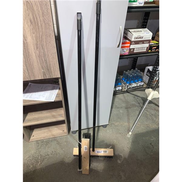 NEW Push Brooms Lot of 2