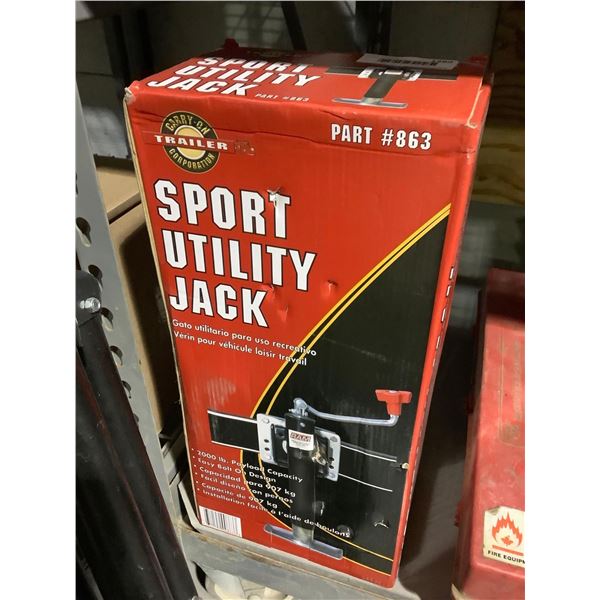 Sport Utility Trailer jack 2000Lbs bolt on