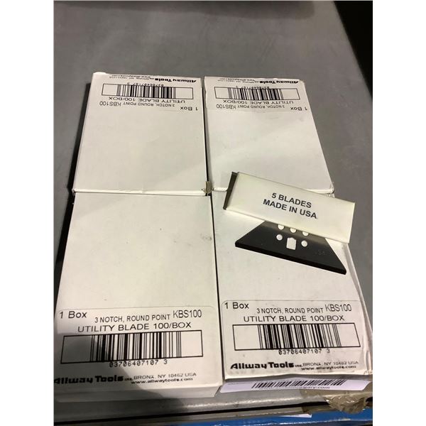 Utility Construction replacement blades - Lot of 4 x 100