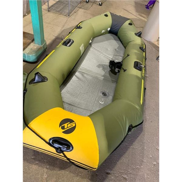 Tobin Inflatable Raft - Raft Only - small repairable hole- OUT OF BOX - SOLD AS IS