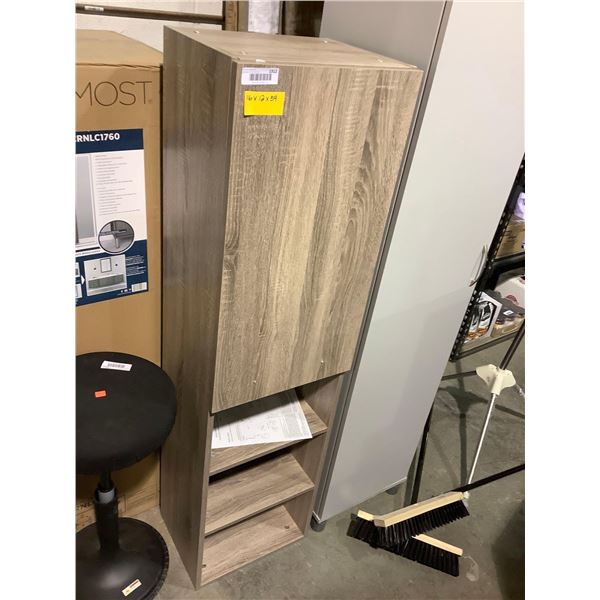 Single Door Shelving cupboard, 59"x16"