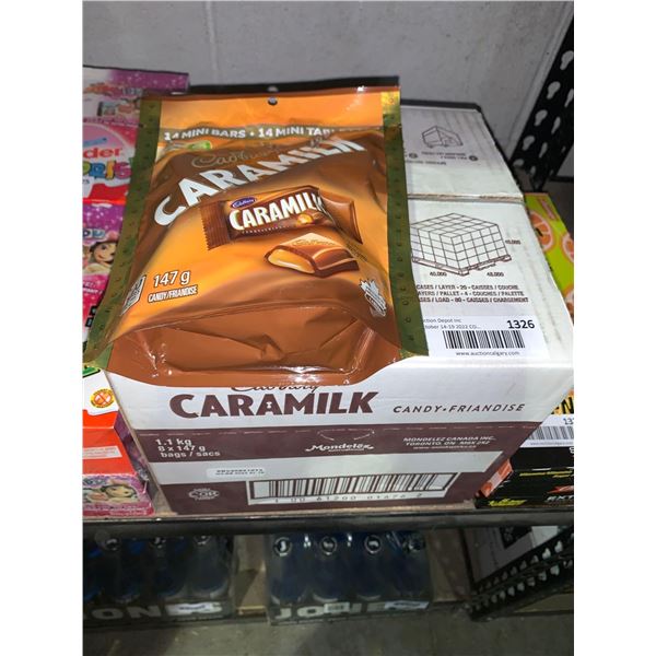 Caramilk Minis Case lot of 8 x 147g