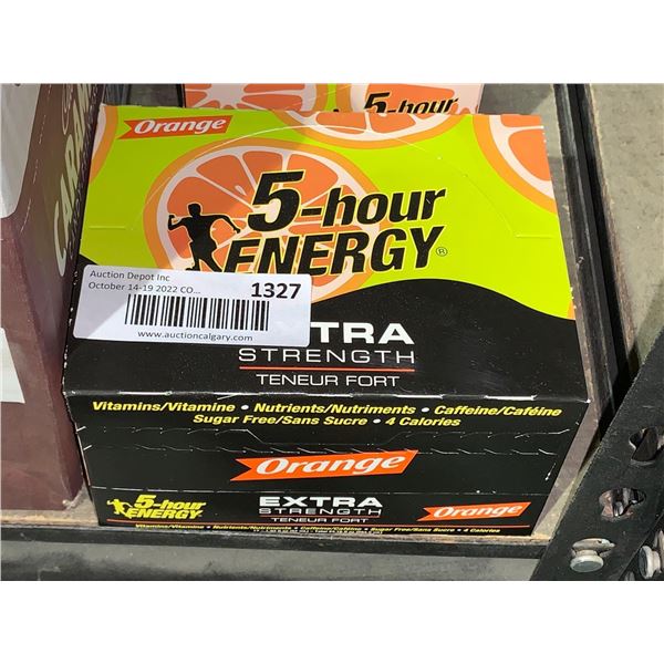 5 Hour energy orange extra strength case lot 12 x 97ml