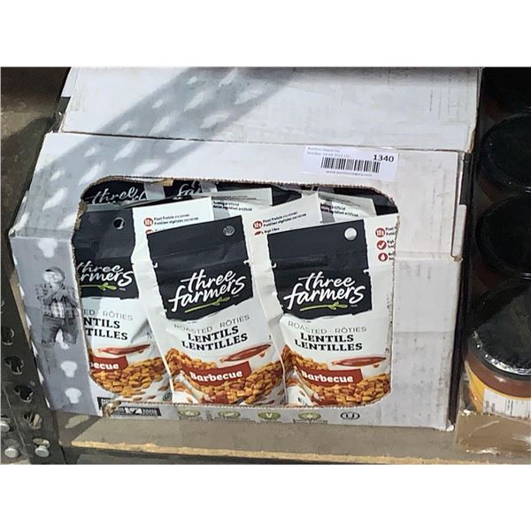 The Farmers roasted lentil BBQ Snacks lot of 12