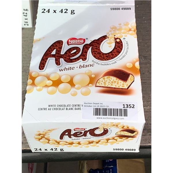 Aero White chocolate case lot 24 x 42g