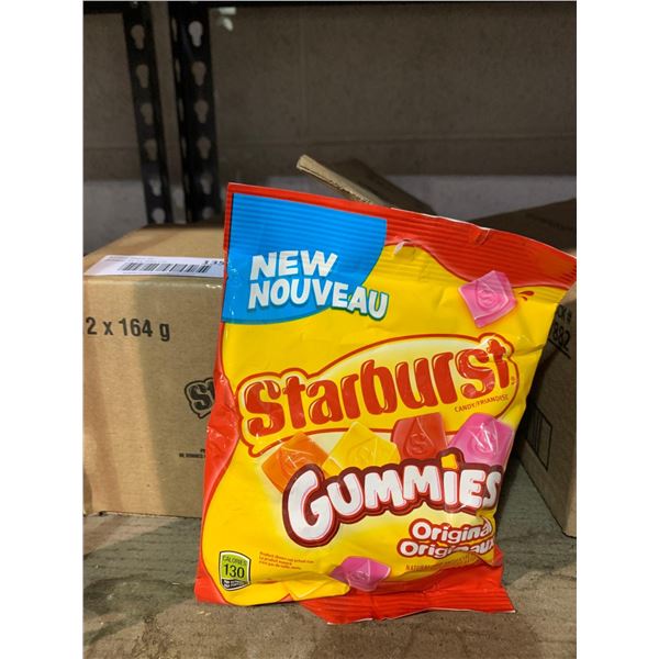 Starburst Gummies original case lot 12 x 164g