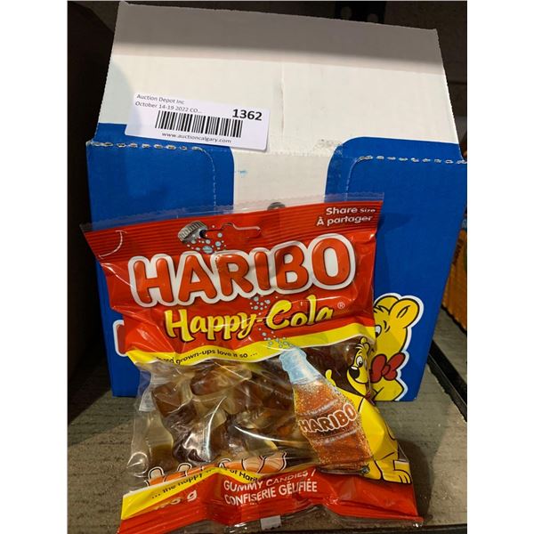 Haribo Happy cola Gummies Case lot of 12