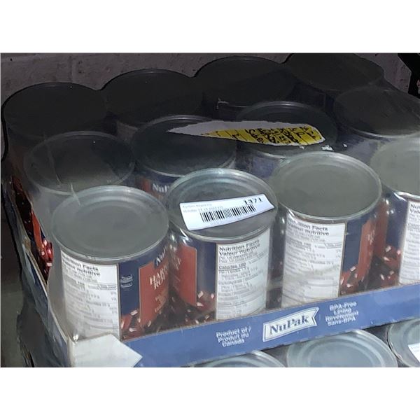 NuPak Kidney Beans Case lot of 12 x 430g