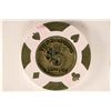 Image 2 : $5 TROCADERO CASINO CHIP W / BRASS INSERT RENO, NV