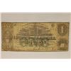 Image 1 : 1863 STATE OF ALABAMA $1 OBSOLETE BANK NOTE