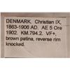 Image 3 : 1902 DEMARK 5 ORE VERY FINE