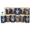 Image 1 : General store shelf stock, Morton Salt boxes (11) & Morton Rain Gauge in orig box, all blue & white 
