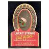 Image 1 : Lucky Strike Flat 50's horseshoe-shaped sign w/boxes of Lucky Strike Green, cdbd over wood w/composi