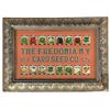 Image 1 : Fredonia Card Seed Co. product display board w/16 sample seed packages from 16 different vegetables,