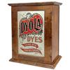 Image 1 : Dy-O-La Dyes cabinet w/litho on metal inserts on front & back, front panel in English-back in French
