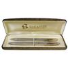Image 1 : Shaeffer Pen Imperial Sterling Silver ballpoint pen & pencil set in orig case, a Lifetime c.1960's s