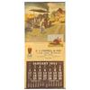 Image 1 : J.I. Case calendar from E.J. Connell & Son-Waukesha, WI, 1954 w/full calendar pad, large colorful ca