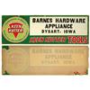 Image 1 : Keen Kutter Tools signs (2) from Barnes Hdwr-Dysart, IA, new old stock in Exc cond, 10"H x 27"W.