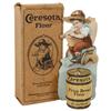 Image 1 : Ceresota Flour match holder w/box, litho on embossed tin, VG+ to Exc cond w/a few minor paint chips 