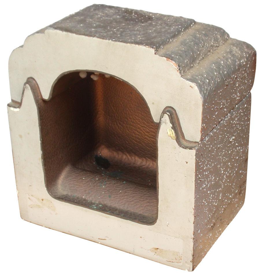 Salesman's sample concrete burial vault, Wilbert