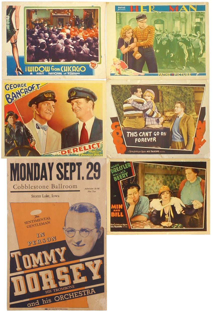Tommy Dorsey show poster from the Cobblestone BallroomStorm Lake, IA