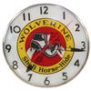 Image 1 : Wolverine Shell Horse-Hide Shoe clock, electric light up w/great work shoe graphics, mfgd by Telechr