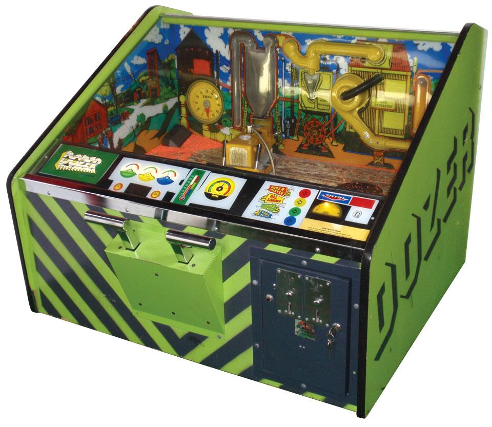 Coinoperated arcade machine, BullDozer, 25 Cent, 12 player, lower L