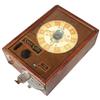 Image 1 : Coin-operated dicer, Sweet Sally, 1 Cent, wood case, c.1930's, VG cond w/key, 5"H x 10"W x 16"D.