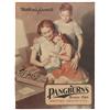 Image 1 : Pangburn's Candy sign, 2-sided seasonal cdbd display from 1941-1942, one side shows man giving lady 