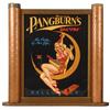 Image 4 : Pangburn's Candy sign, 2-sided seasonal cdbd display from 1941-1942, one side shows man giving lady 