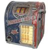 Image 1 : Coin-operated trade stimulator, Penny Pack, 1 Cent machine w/cigarette reels, missing escutcheon, Go